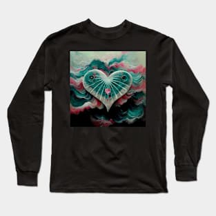 Water Hearts Of Love 10 Long Sleeve T-Shirt